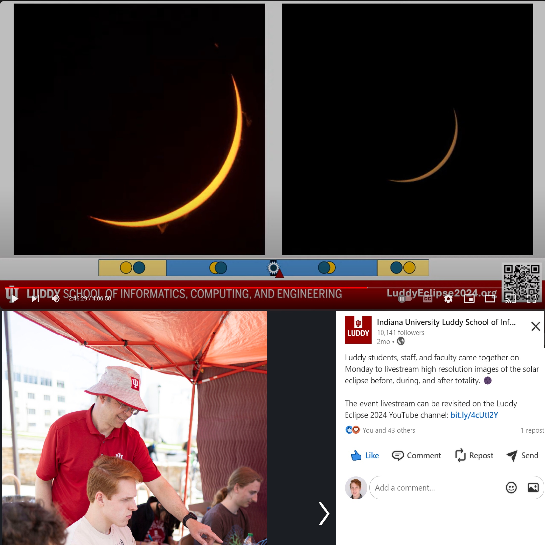 Luddy Scholars' Eclipse Team Project Image